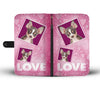 Chihuahua Dog with Love Print Wallet Case-Free Shipping - Deruj.com