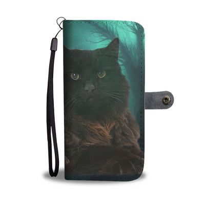 Lovely York Chocolate Cat Print Wallet Case-Free Shipping - Deruj.com
