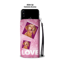 Vizsla Dog with Love Print Wallet Case-Free Shipping - Deruj.com
