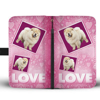 Chow Chow Dog with Love Print Wallet Case-Free Shipping - Deruj.com