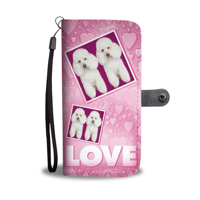 Poodle Puppies with Love Print Wallet Case-Free Shipping - Deruj.com