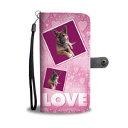 Belgian Malinois Dog with Love Print Wallet Case-Free Shipping - Deruj.com