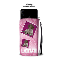 German Shorthaired Pointer with Love Print Wallet Case-Free Shipping - Deruj.com