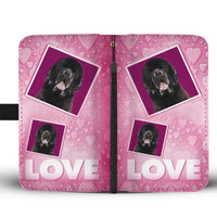 Newfoundland Dog with Love Print Wallet Case-Free Shipping - Deruj.com