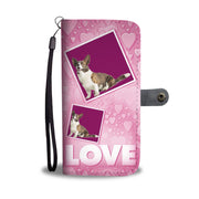 Cardigan Welsh Corgi with Love Print Wallet Case-Free Shipping - Deruj.com