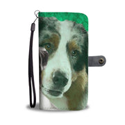 Lovely Australian Shepherd Dog Print Wallet Case-Free Shipping - Deruj.com