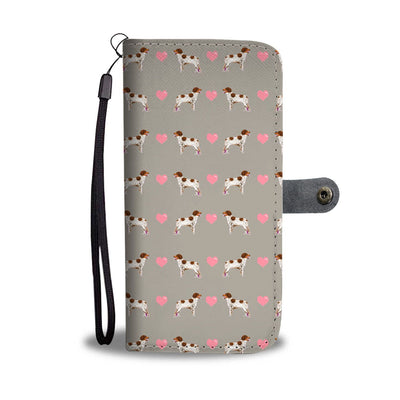 Lovely Brittany Dog Pattern Print Wallet Case-Free Shipping - Deruj.com