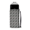 Golden Retriever Dog Black&White Pattern  Print Wallet Case-Free Shipping - Deruj.com