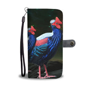 Hoogerwerf's Pheasant (Aceh Pheasant) Bird Print Wallet Case-Free Shipping - Deruj.com