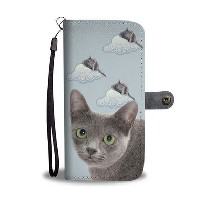 Korat Cat Print Wallet Case-Free Shipping - Deruj.com