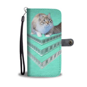Ragamuffin Cat Print Wallet Case-Free Shipping - Deruj.com