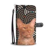 Cute LaPerm Cat Print Wallet Case-Free Shipping - Deruj.com