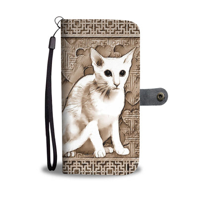 Oriental Shorthair Cat Print Wallet Case-Free Shipping - Deruj.com