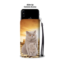 British Shorthair Cat Print Wallet Case- Free Shipping - Deruj.com