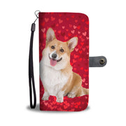 Cardigan Welsh Corgi Dog On Hearts Print Wallet Case-Free Shipping - Deruj.com