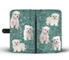 Maltese Dog On Hearts Print Wallet Case-Free Shipping - Deruj.com