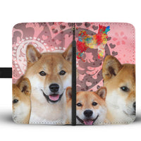 Cute Shiba Inu Print Wallet Case- Free Shipping - Deruj.com