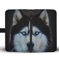 Amazing Siberian Husky Dog Art Print Wallet Case-Free Shipping - Deruj.com