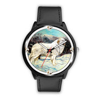 Great Pyrenees Dog Art Print Wrist watch - Free Shipping - Deruj.com