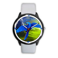Hyacinth Macaw Parrot Print Wrist watch - Free Shipping - Deruj.com