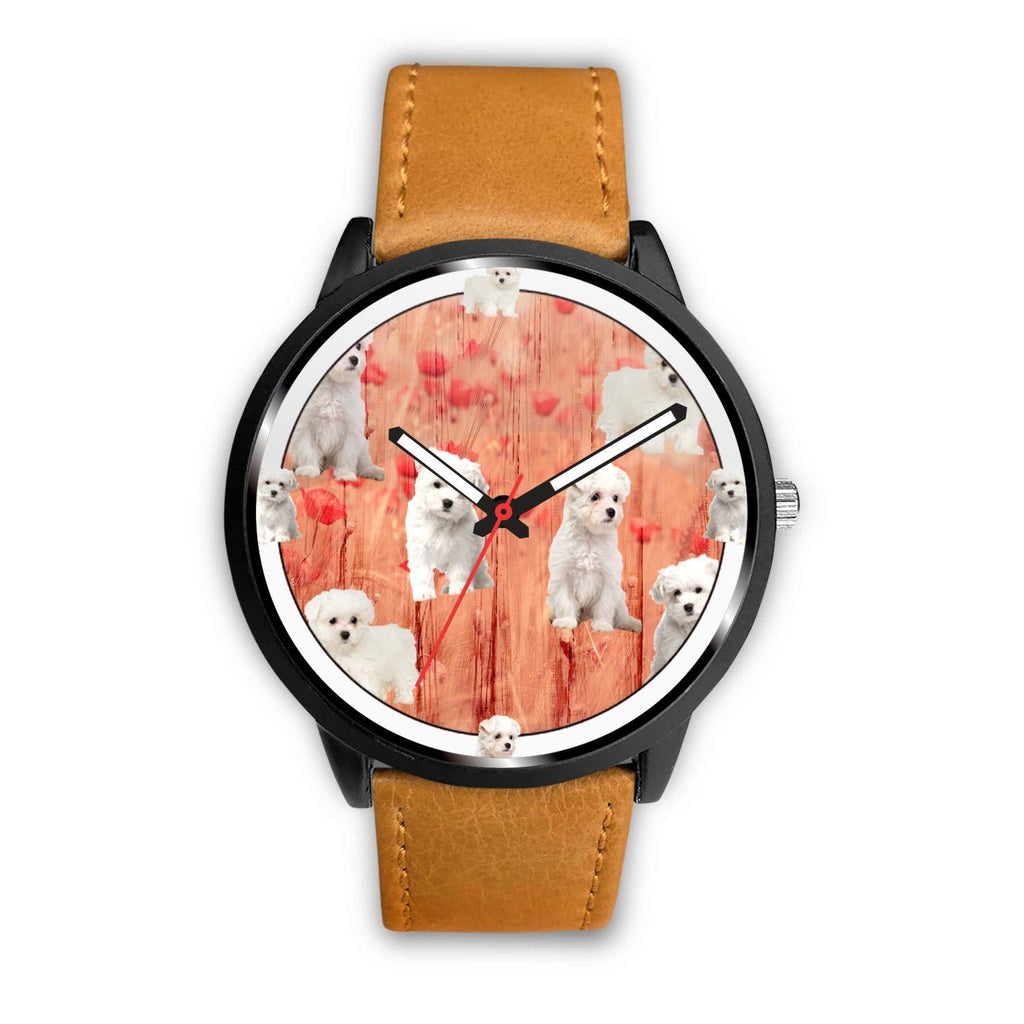 Lovely Maltese Dog Print Wrist watch - Free Shipping - Deruj.com