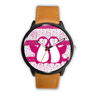 Cute Penguin Love Print Wrist Watch-Free Shipping - Deruj.com