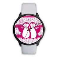 Cute Penguin Love Print Wrist Watch-Free Shipping - Deruj.com