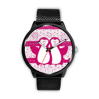 Cute Penguin Love Print Wrist Watch-Free Shipping - Deruj.com