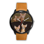Abyssinian cat Print Wrist Watch-Free Shipping - Deruj.com