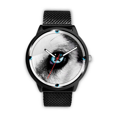 Siberian Husky Dog Eye Print Wrist watch - Free Shipping - Deruj.com