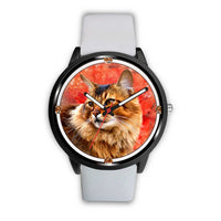 Somali Cat Art Print Wrist watch - Free Shipping - Deruj.com