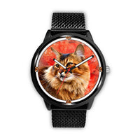 Somali Cat Art Print Wrist watch - Free Shipping - Deruj.com