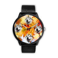 Lovely Siberian Husky Print Wrist Watch- Free Shipping - Deruj.com