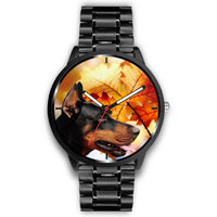 Cute Dobermann Dog Print Wrist Watch -Free Shipping - Deruj.com