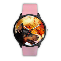 Cute Dobermann Dog Print Wrist Watch -Free Shipping - Deruj.com