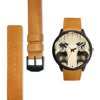 Miniature Schnauzer Print Wrist Watch - Free Shipping - Deruj.com