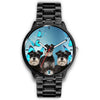 Miniature Schnauzer Dog Print Wrist Watch - Free Shipping - Deruj.com
