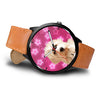 Goldendoodle On Pink Print Wrist Watch - Free Shipping - Deruj.com