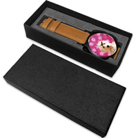 Goldendoodle On Pink Print Wrist Watch - Free Shipping - Deruj.com