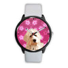 Goldendoodle On Pink Print Wrist Watch - Free Shipping - Deruj.com