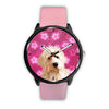 Goldendoodle On Pink Print Wrist Watch - Free Shipping - Deruj.com