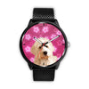 Goldendoodle On Pink Print Wrist Watch - Free Shipping - Deruj.com