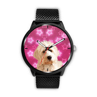 Goldendoodle On Pink Print Wrist Watch - Free Shipping - Deruj.com