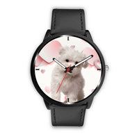 Lovely Maltese Puppy On Pink Print Wrist Watch - Free Shipping - Deruj.com