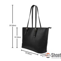 Infidel Guns & Glory-Small Leather Tote Bag-Free Shipping - Deruj.com
