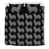 Australian Terrier Dog On Black Print Bedding Set-Free Shipping - Deruj.com