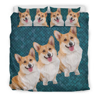 Cardigan Welsh Corgi Dog Pattern Print Bedding Set-Free Shipping - Deruj.com