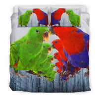 Eclectus Parrot Print Bedding Set-Free Shipping - Deruj.com