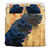 Newfoundland Dog Art Print Bedding Set-Free Shipping - Deruj.com