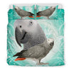 African Grey Parrot Print Bedding Sets-Free Shipping - Deruj.com